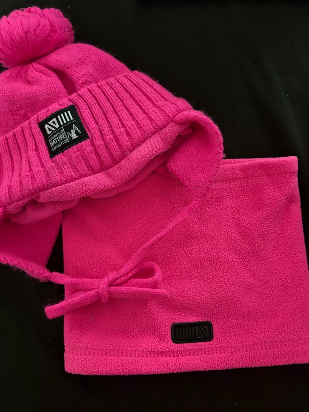 Ensemble tuque et cache-cou (neuf) Nano 2-4T